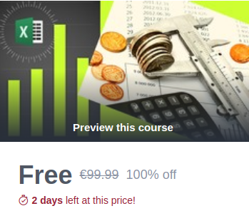 Get Udemy Financial Statement & Ratio Analysis In Excel – 3 In 1 For FREE